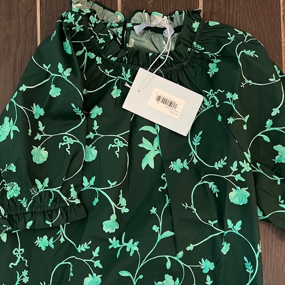 HILL HOUSE HOME Kit Top Green Botanical XS - Picture 3 of 5